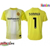 Camiseta Inter Milan Yann Sommer #1 Portero Visitante Equipación 2025-26 manga corta